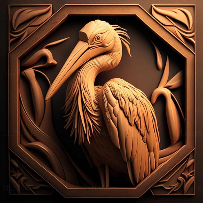 3D model stork (STL)